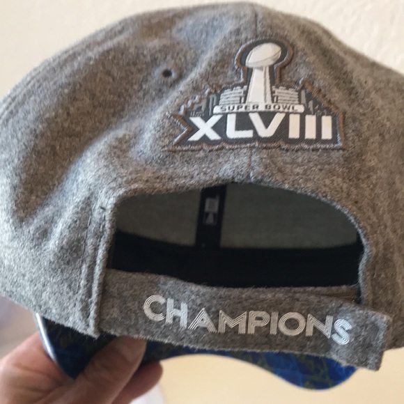 Seattle Seahawks Super Bowl Champion XLVII Hat - Picture 6 of 6